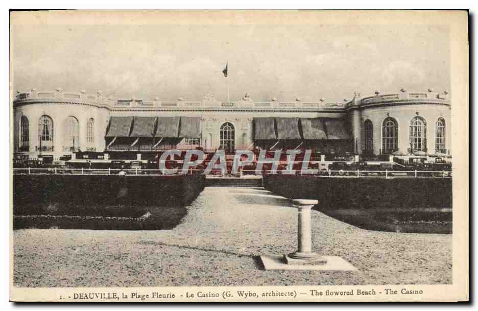 Deauville, la Plage Fleurie - Le Casino (G. Wybo, architecte)