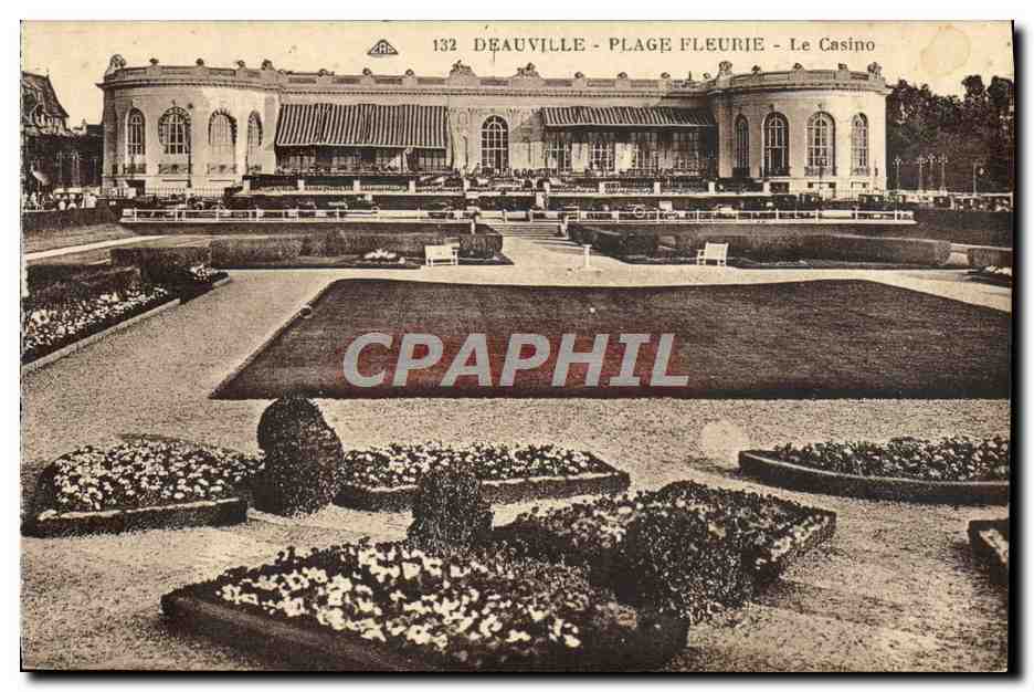 Deauville - Plage Fleurie - Le Casino — éditeur : 2e Atelier des Arts Photomecaniques, Strasbourg — n° 132