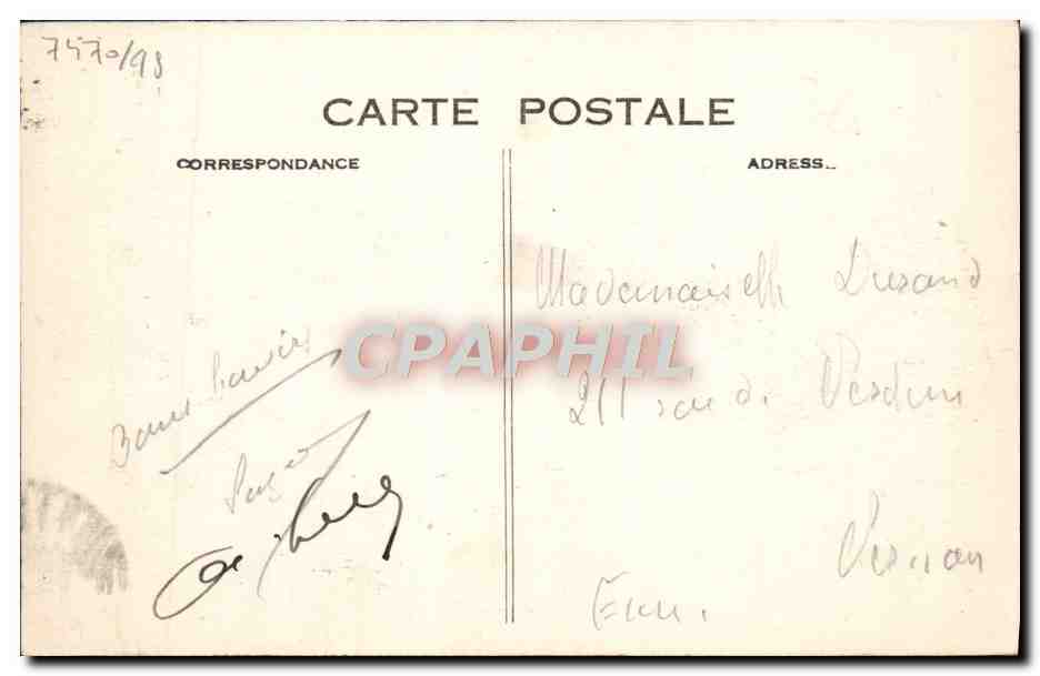 Deauville — La Plage Fleurie, Le Casino et les Jardins — G. F., Le Havre, n° 467 — Verso