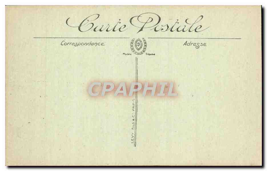CPA Deauville Le casino et la terrasse — Verso