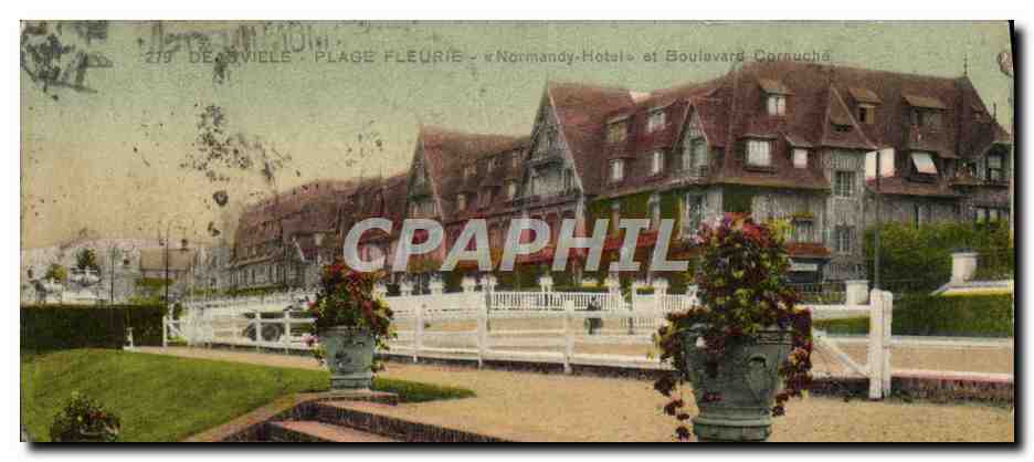 Plage Fleurie - Normandy - Hôtel et Boulevard Cornuché