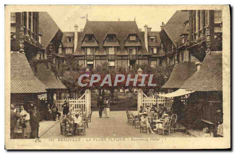 CPA Deauville La Plage fleurie normandy hotel