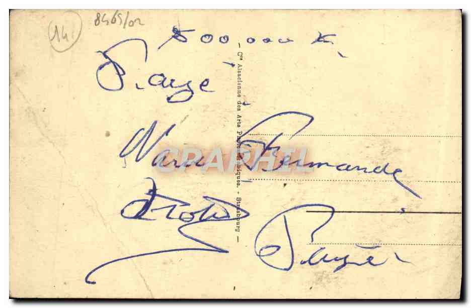 CPA Deauville La Plage fleurie normandy hotel — Verso