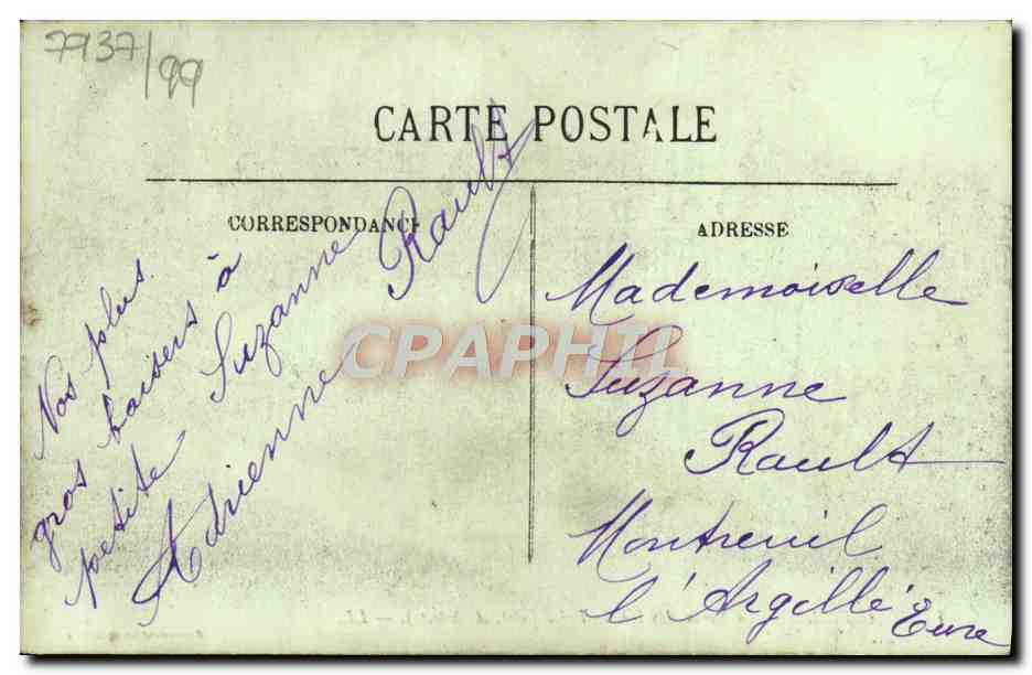 CPA Deauville La Plage Fleurie Entree du Normandy Hotel — Verso