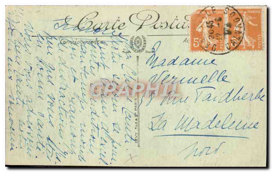 Deauville — Le Normandy-Hôtel — n°334 — Verso