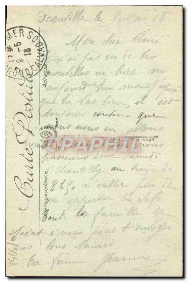 Deauville — Normandy-Hôtel — LL 130 — Verso