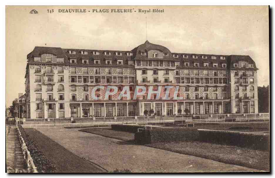 Deauville - Plage Fleurie - Royal Hôtel — éditeur : C. Algado, Strasbourg