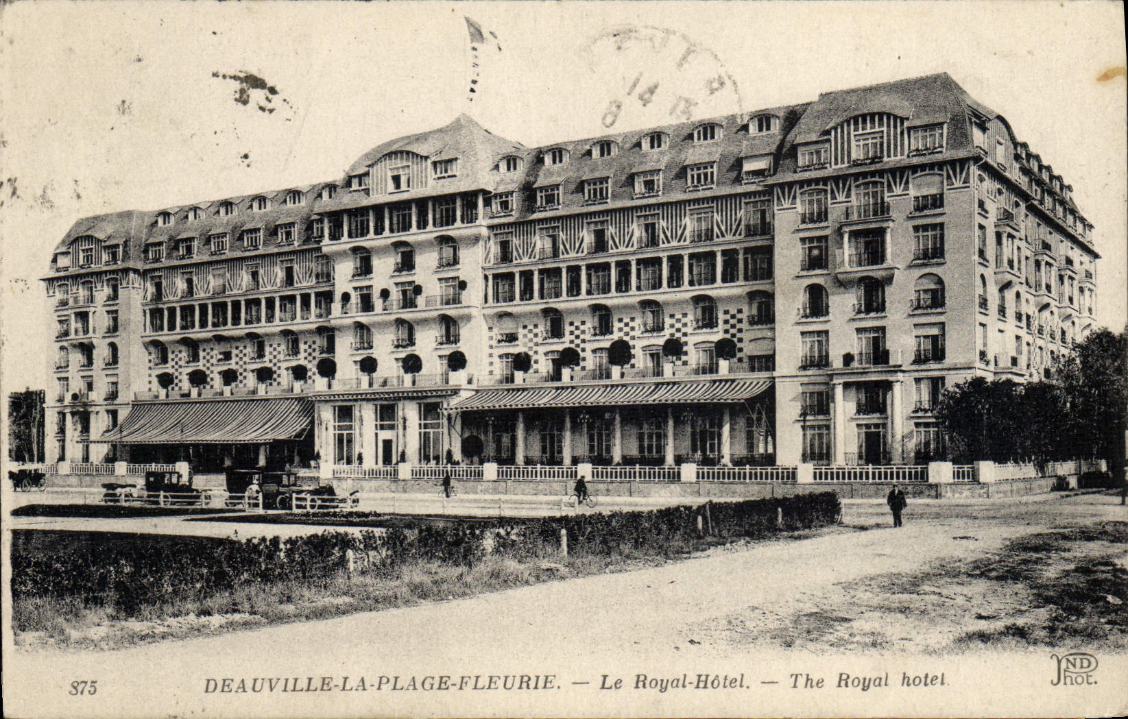 Deauville-La-Plage-Fleurie — Le Royal-Hôtel — The Royal hotel — N° 3775 — JND Hote.