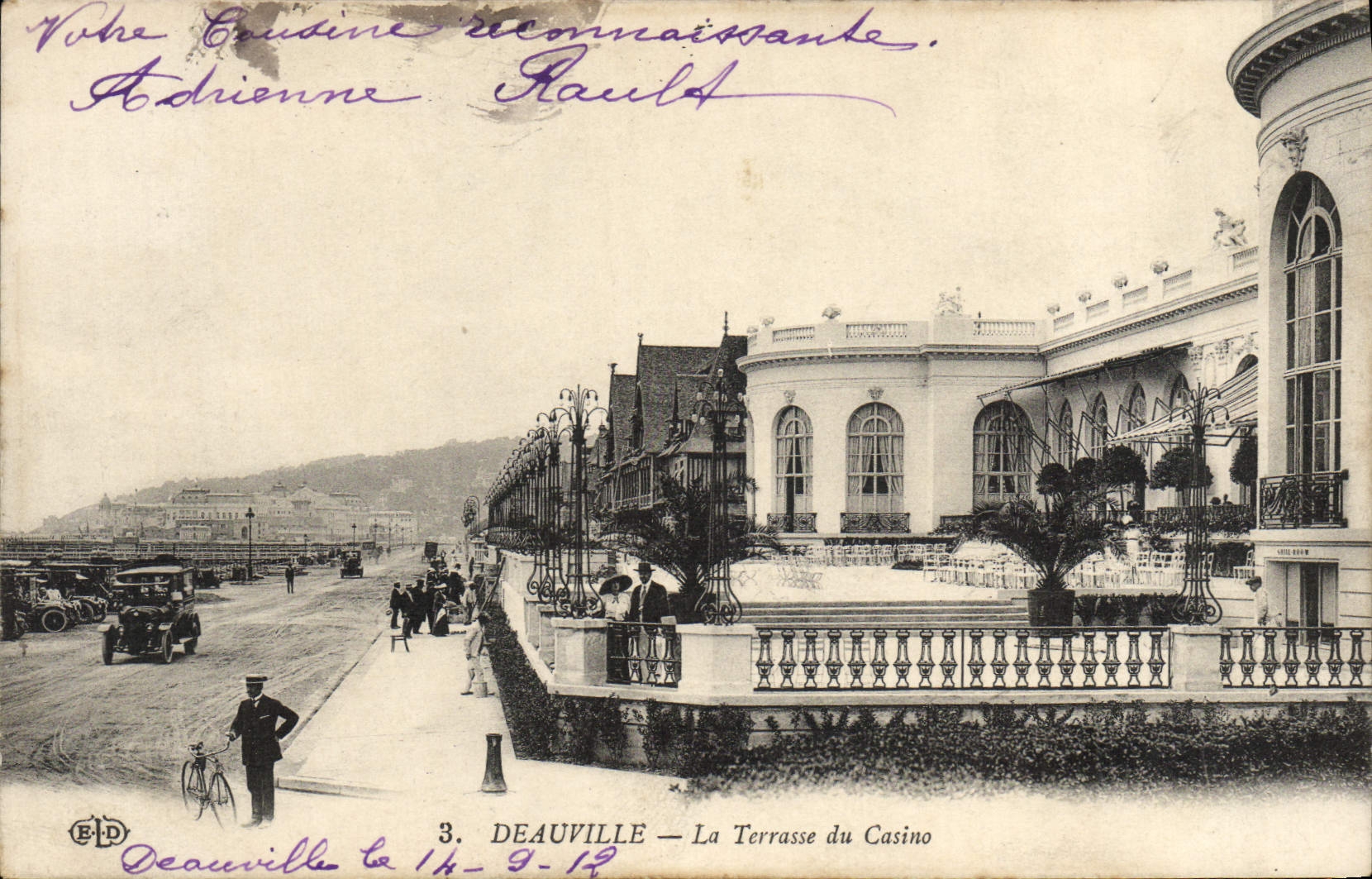 Deauville — La Terrasse du Casino — Éditeur ELD, n°3