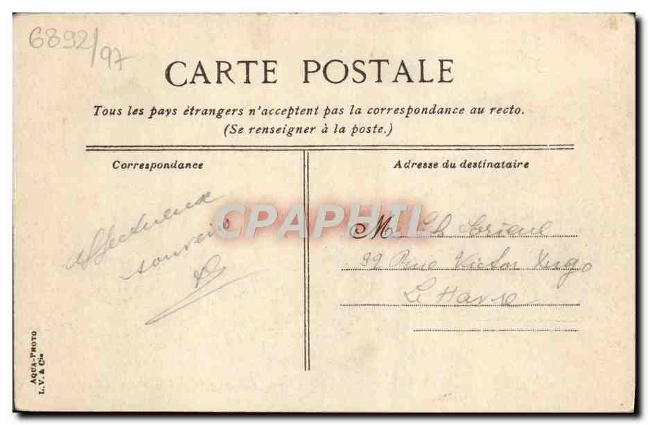 CPA Deauville Le Calvaire — Rückseite