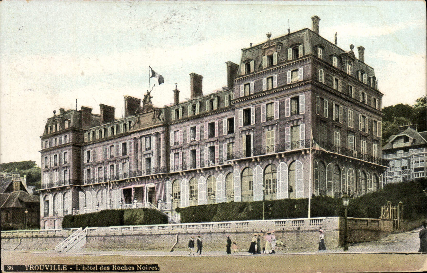 CPA Trouville Hotel des Roches Noires 