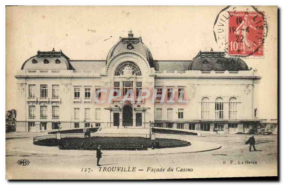 Trouville — Façade du Casino — G. F. Le Havre, n°127