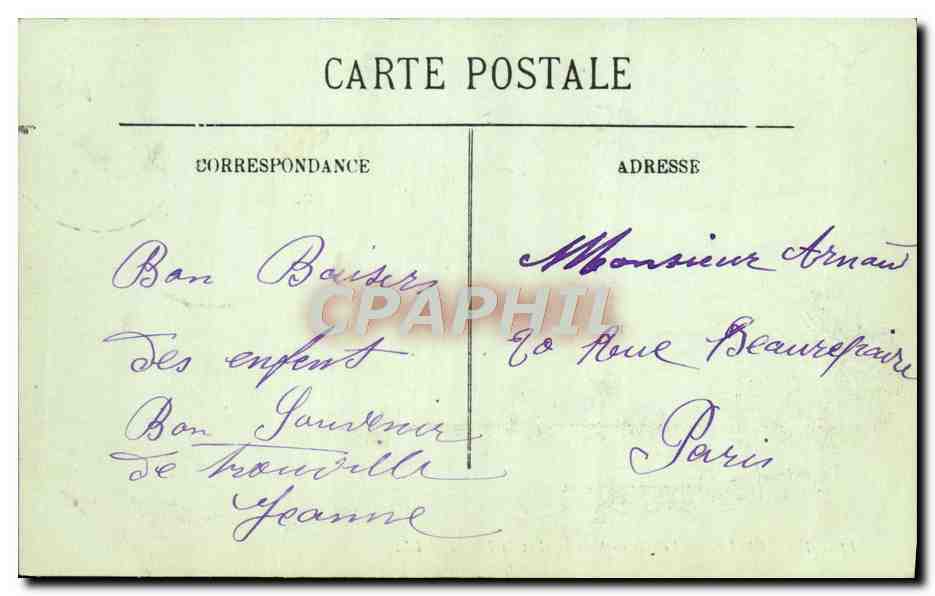 CPA Trouville sur Mer Le Casino Municipal et la plage  — Rückseite