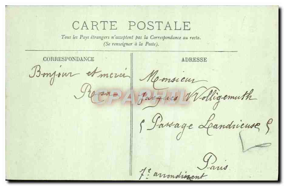 CPA Trouville Le nouveau Casino et les planches  — Rückseite