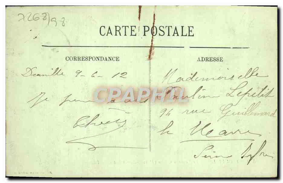 CPA Trouville Le Nouveau Casino  — Rückseite
