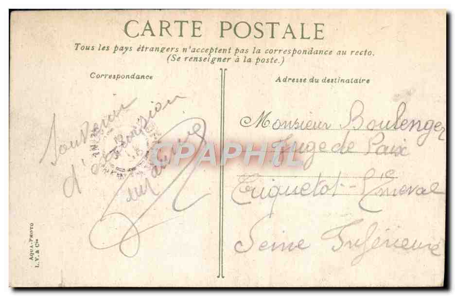 CPA Trouville Reine Des Plages Le quai Vallee  — Rückseite