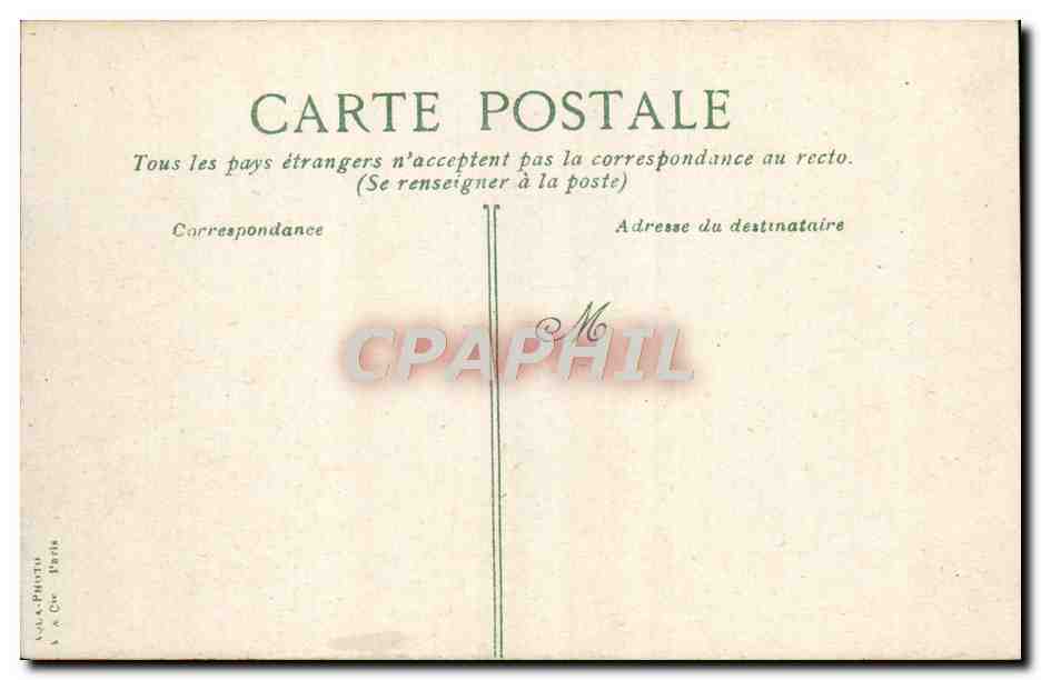 CPA Trouville Le Pont de la Gare — Verso