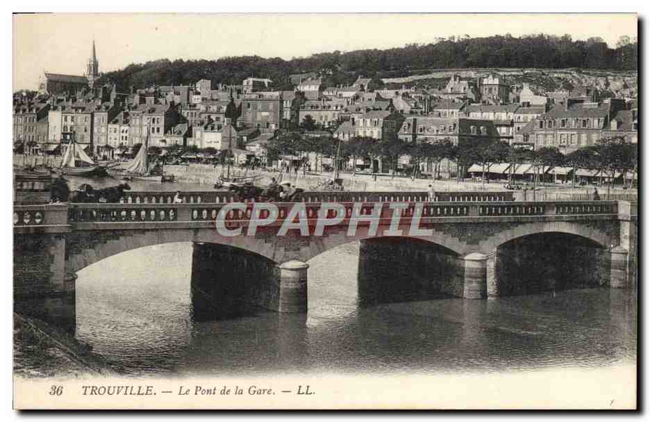 TROUVILLE — Le Pont de la Gare — LL. n°36