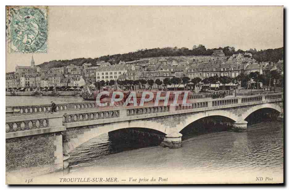 TROUVILLE-SUR-MER — Ansicht vom Pont — ND Pibot, n° 158