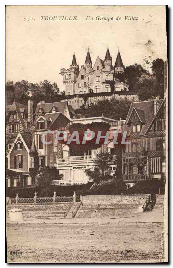 CPA Trouville Un Groupe de Villas
