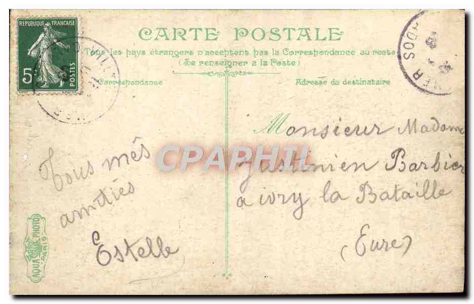 CPA Trouville La jetee promenade — Rückseite