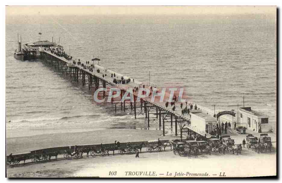 TROUVILLE — La Jetée-Promenade — LL
