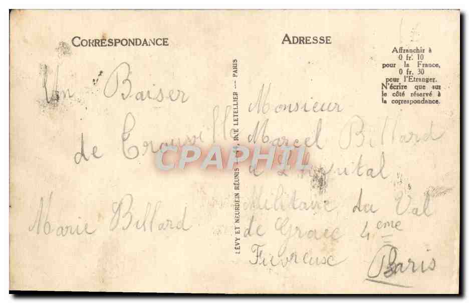 CPA Trouville Le Casino Municipal La plage  — Verso