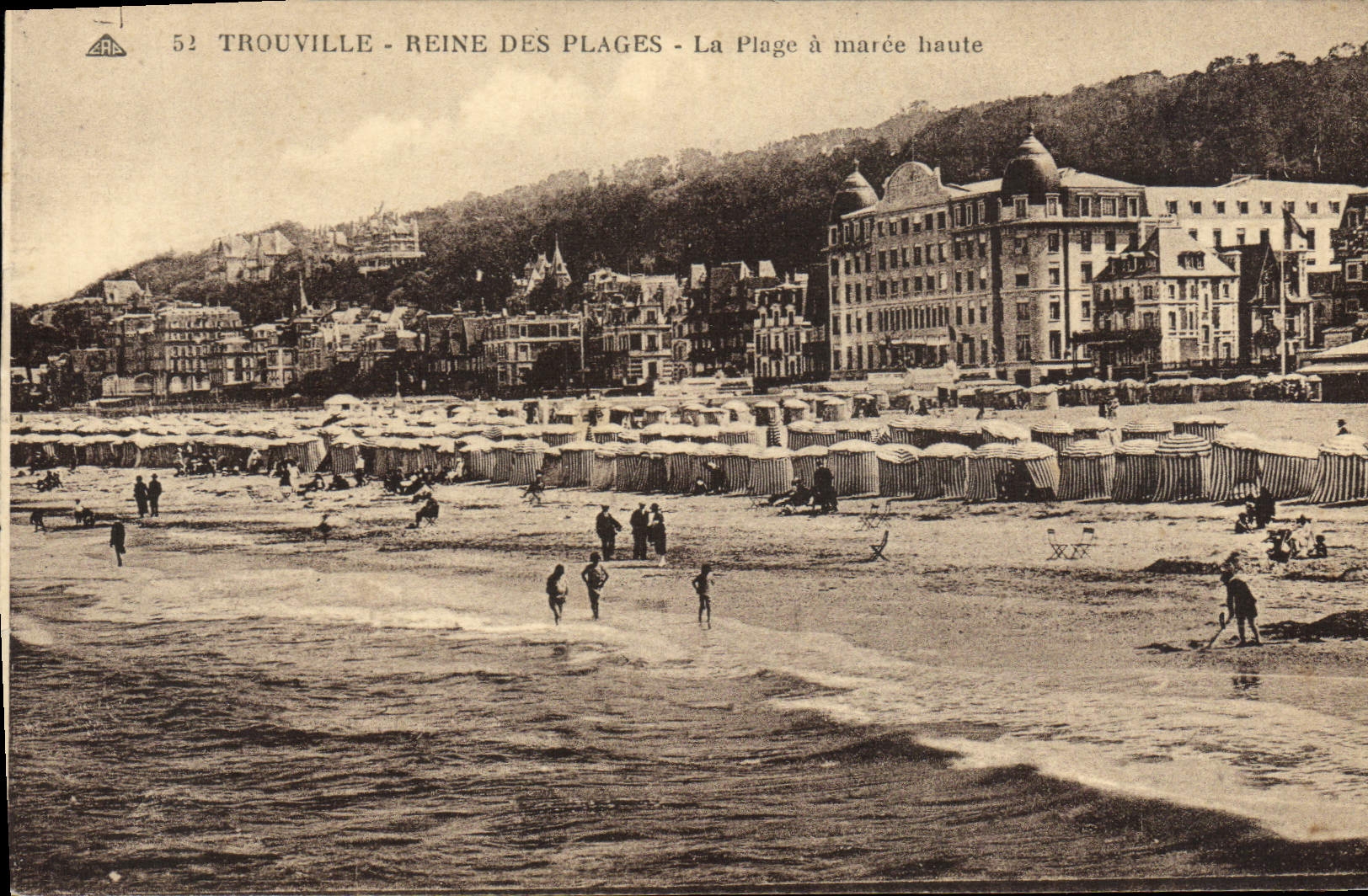 CPA Trouville sur Mer La plage a maree haute 
