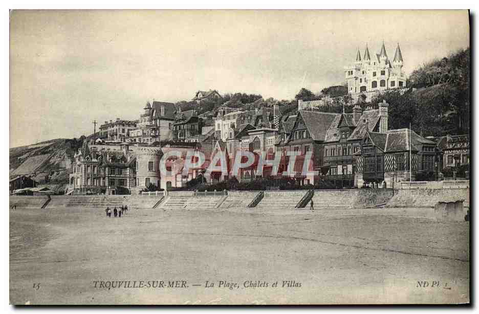 Tréquville-sur-Mer — La Plage, Chalets et Villas — ND Pi 15