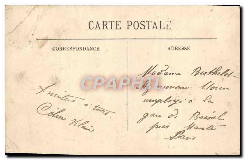 CPA Trouville Deauville Vue Generale  — Verso