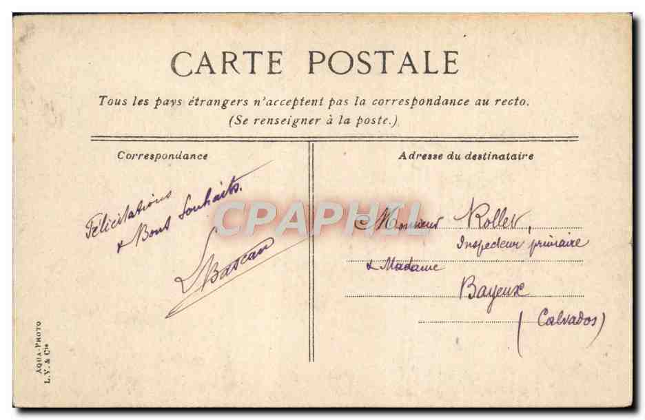 CPA Trouville Le Bac a Maree Basse — Rückseite