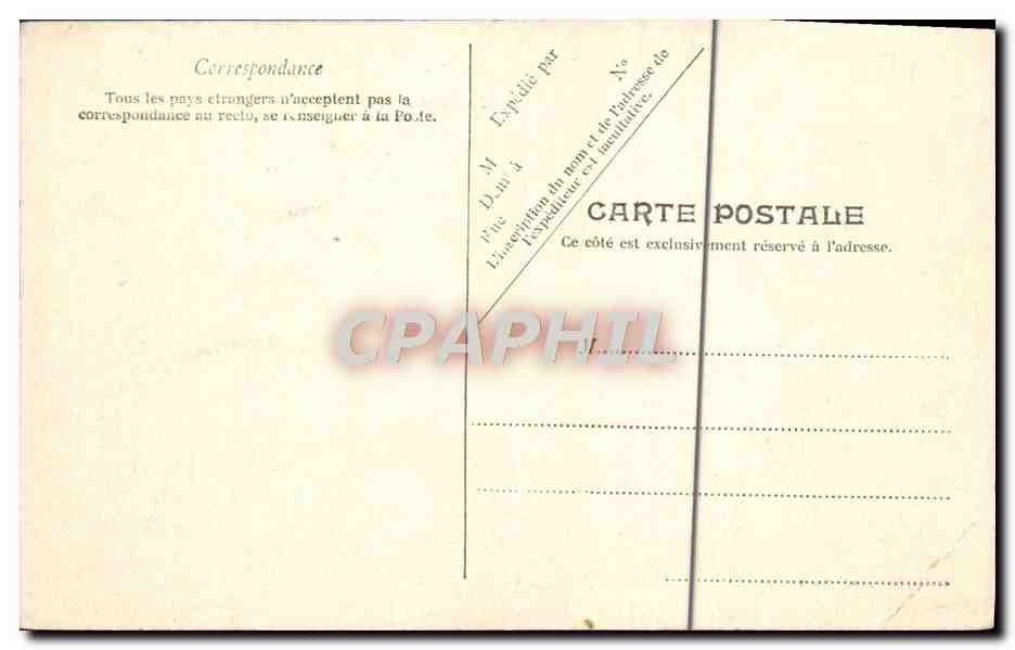 CPA Trouville Passage du Bac Deauville  — Verso