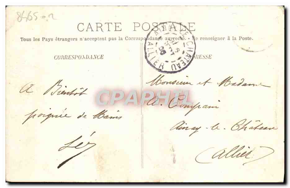 Trouville — La plage à l'Heure du Bain — LL. n°46 — Verso