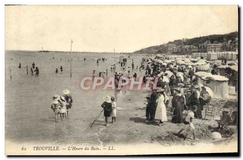Trouville — Die Badezeit — LL. - Vorderseite