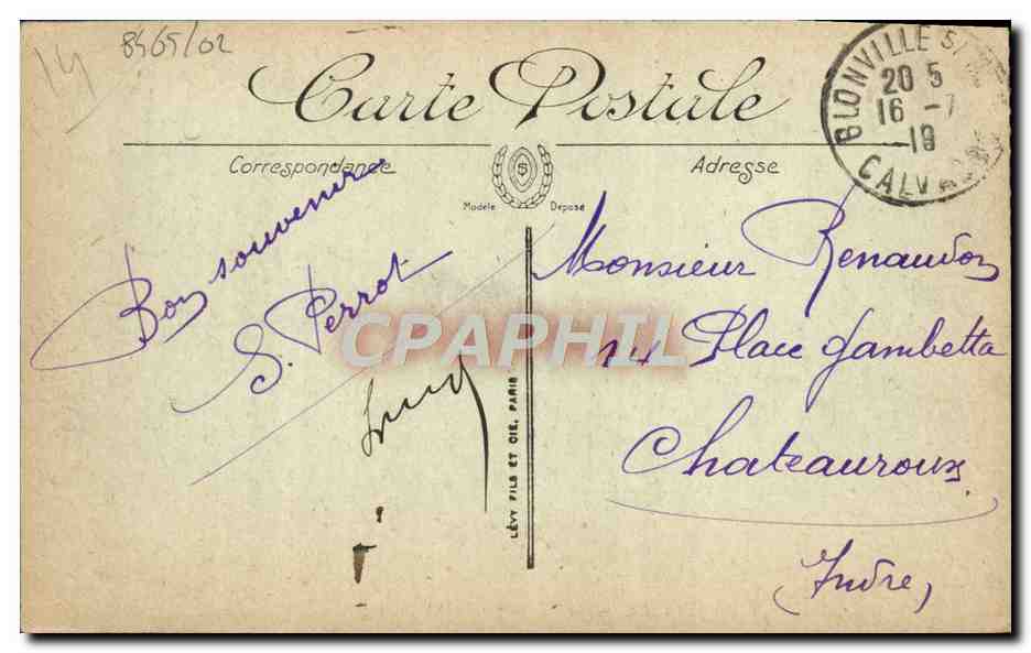CPA Trouville Deauville Le Bassin des Yachts Bateaux — Verso