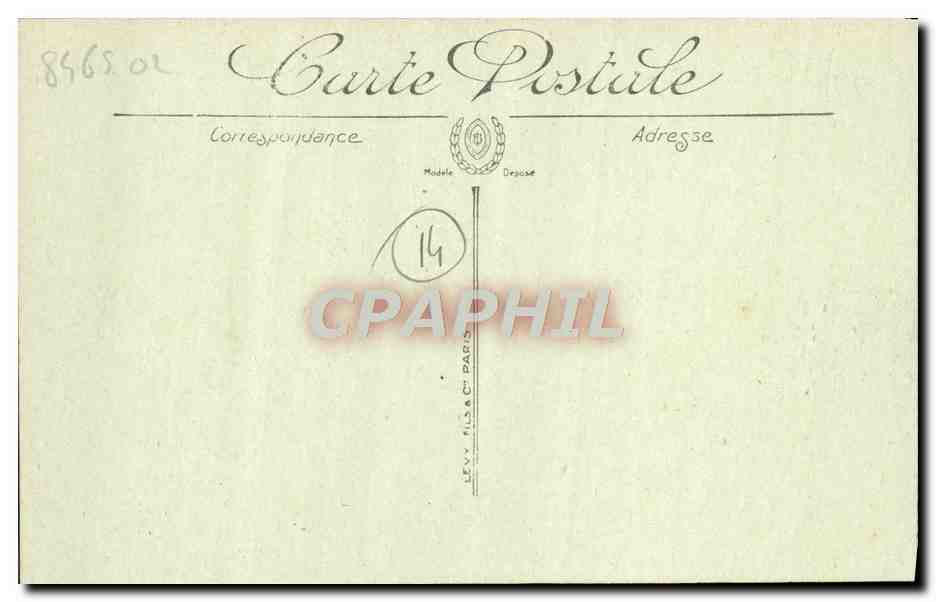 CPA Trouville Deauville Les Bassins Yachts Bateaux — Rückseite