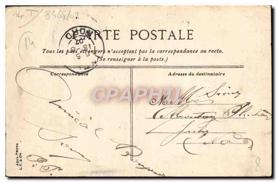 CPA Trouville L'arrivee d'un torpilleur Bateau — Verso
