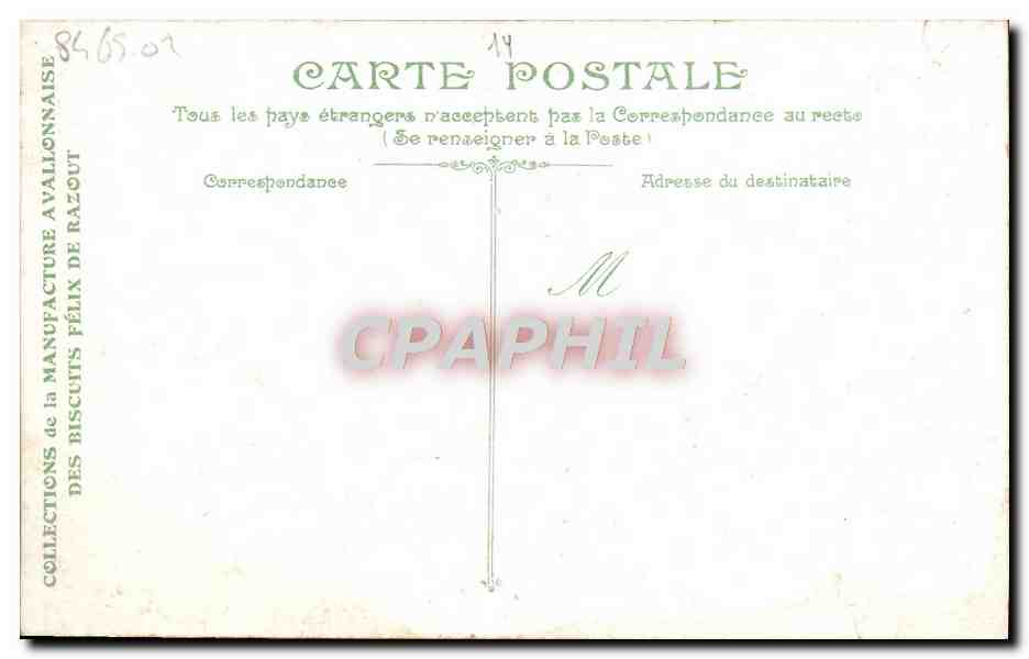 CPA Trouville Depart du bateau du Havre  — Verso
