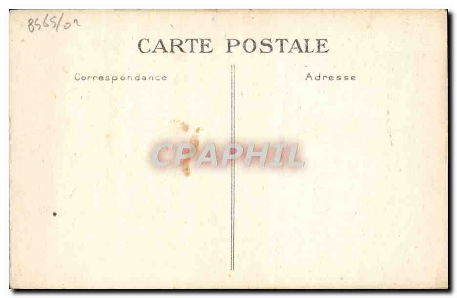 CPA Trouville Le depart du Bateau du Havre — Verso