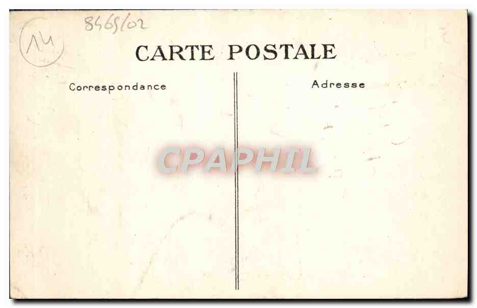 CPA Trouville Le Depart du Bateau du Havre — Rückseite