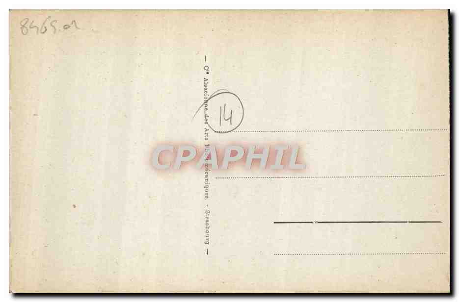 Trouville-Deauville — Le Bateau du Hâvre — éditeur Almanach des Arts Photographiques, Strasbourg, n°246 — Verso