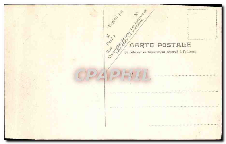 CPA Trouville Sortie du Bateau du Havre — Rückseite