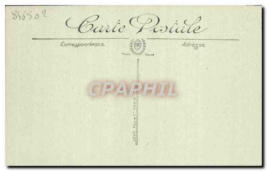 CPA Trouville Depart du Bateau du Havre La Touques — Verso