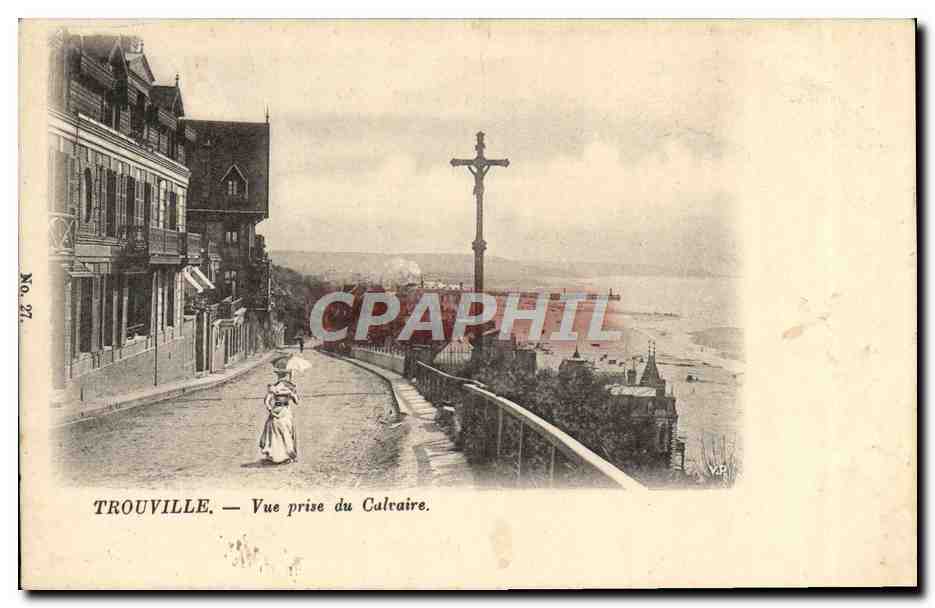 CPA Trouville Vue Prise du Calvaire