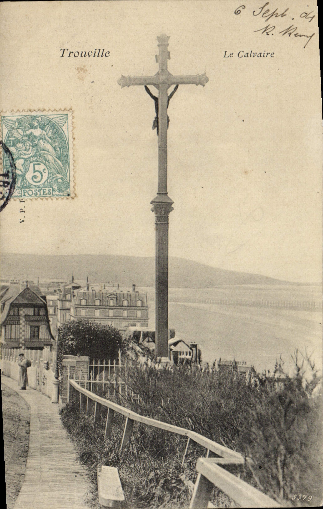 CPA Trouville Le Calvaire