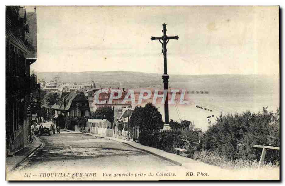 Trouville-sur-Mer — Vue générale prise du Calvaire — ND. Phot.