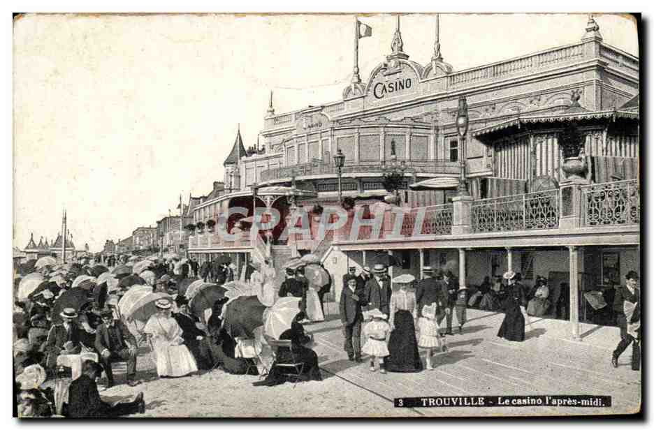 CPA Trouville Le casino l'apres midi