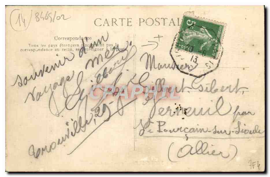 CPA Trouville Le Nouveau Casino  — Rückseite