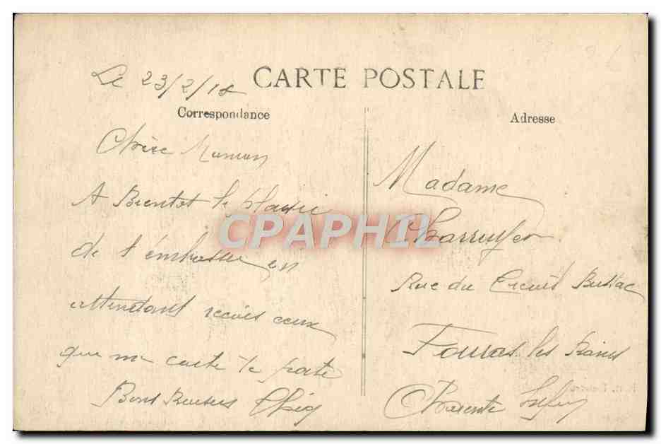 Trouville — Le nouveau Casino — Edit. Delâtre, n°2 — Verso