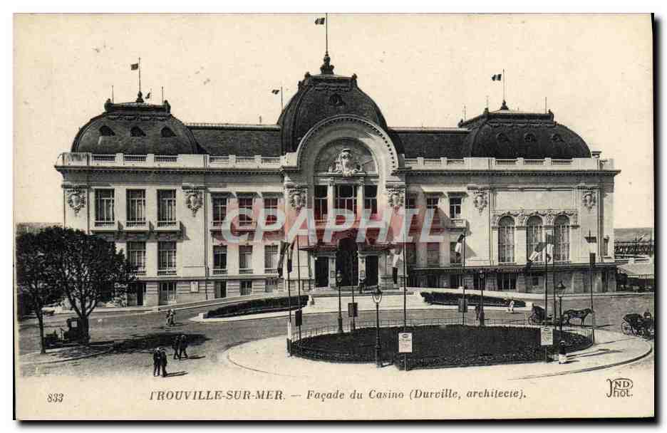 CPA Trouville Sur Mer Facade du casino